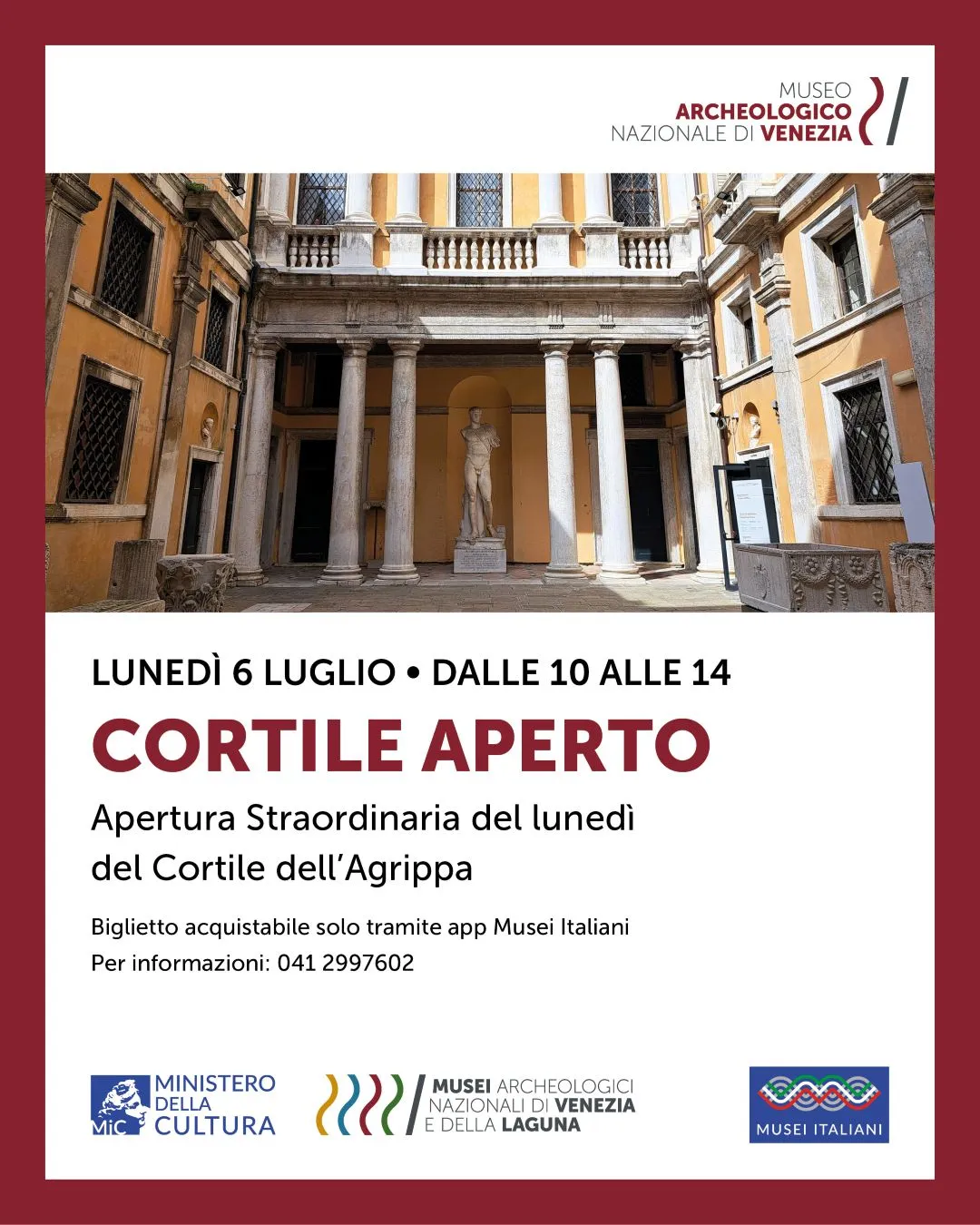 Cortile aperto - 6 luglio