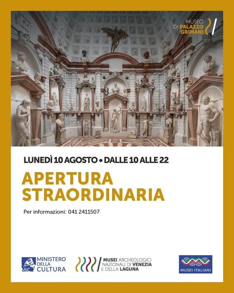 Apertura straordinaria prolungata del Museo di Palazzo Grimani