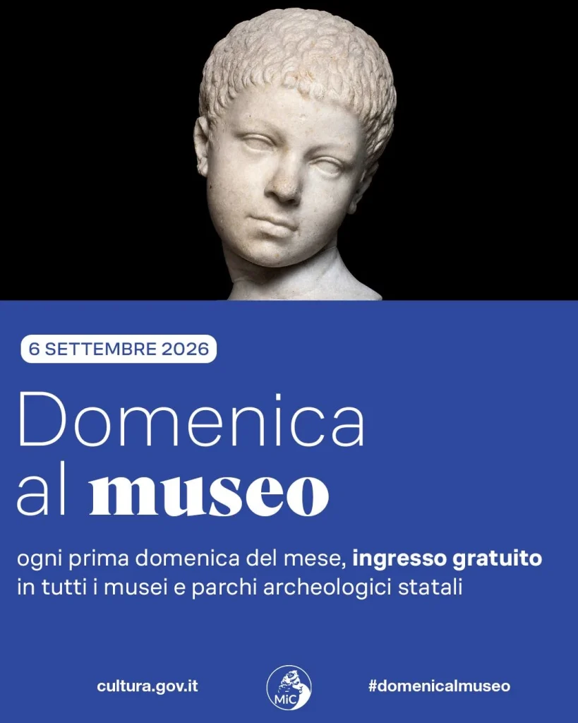 Domenica 6 settembre 2026 ingresso gratuito al Museo archeologico nazionale di Venezia