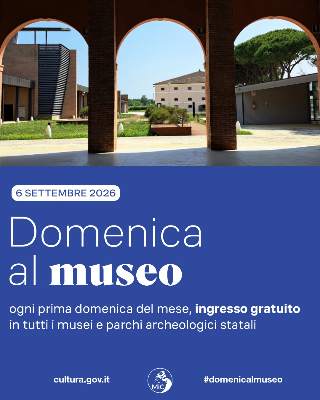 Domenica al Museo 6 settembre 2026 - Ingresso gratuito al Parco archeologico di Altino