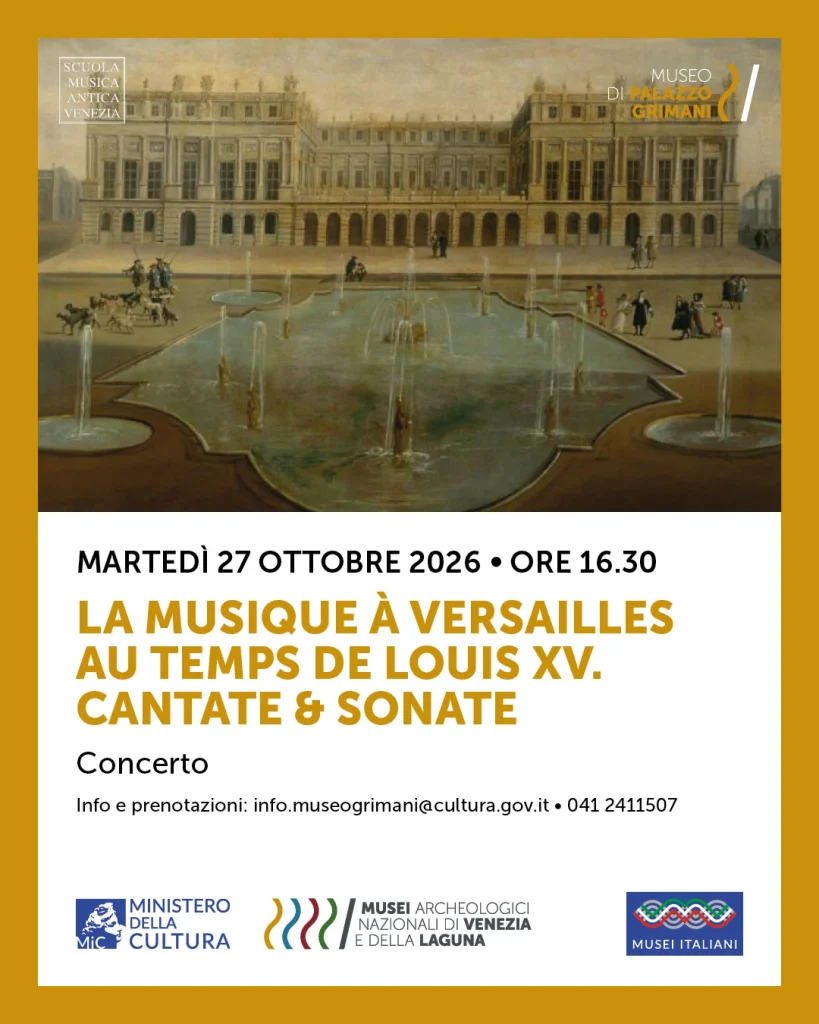 La musique à Versailles au temps de Louis XV | Concerto al Museo di Palazzo Grimani